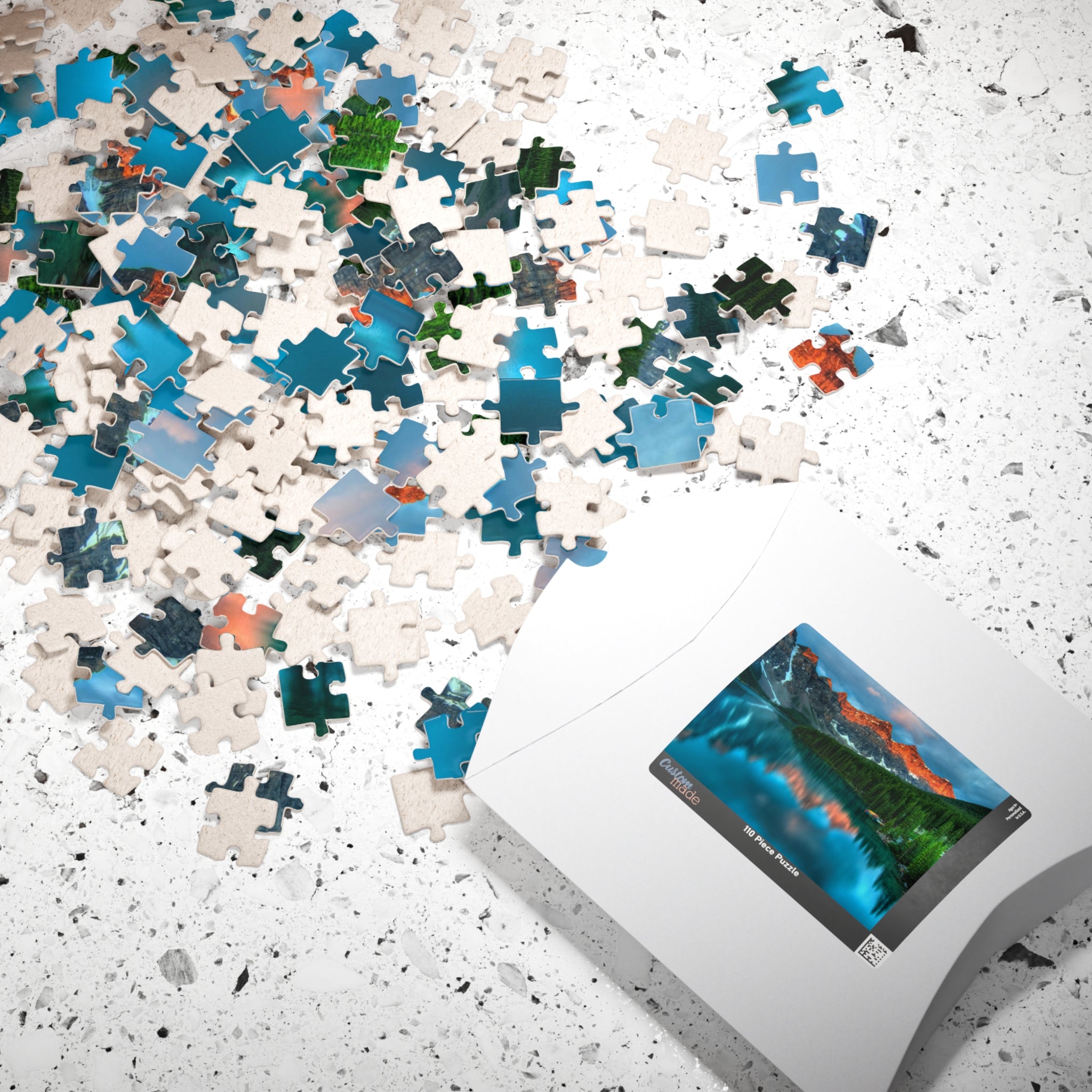 Discover the breathtaking beauty of nature with our Majestic Mountain Reflection Lake Puzzle. Create a stunning masterpiece with 110 to 1014 pieces, capturing the majestic mountains and peaceful reflection of the lake. A perfect blend of art and entertainment, this puzzle is sure to provide hours of relaxation and satisfaction.