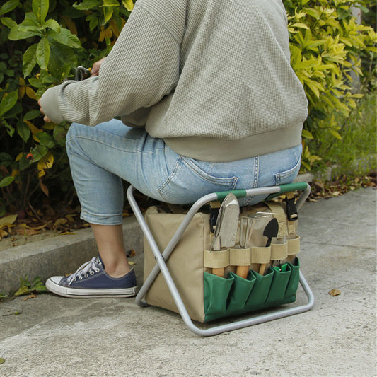  any corner of your garden with our Detachable Foldable Large Capacity Garden Stool. Its simple and convenient detachable and foldable design allows for easy transportation and storage. With a large capacity, it's perfect for taking a break and enjoying your beautiful garden.