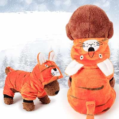 Funny Animal Halloween Fleece Pet Costume
