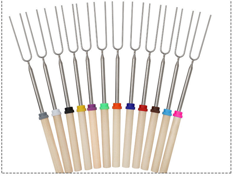 Stainless Steel Telescopic Barbecue Fork