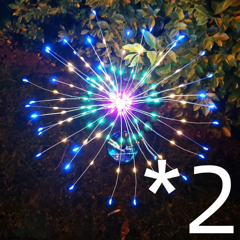 Celebrate Independence Day with style! This solar powered LED Firework Light will light up your night sky with patriotic energy. Let the stars align and shine with a festive sparkle! 