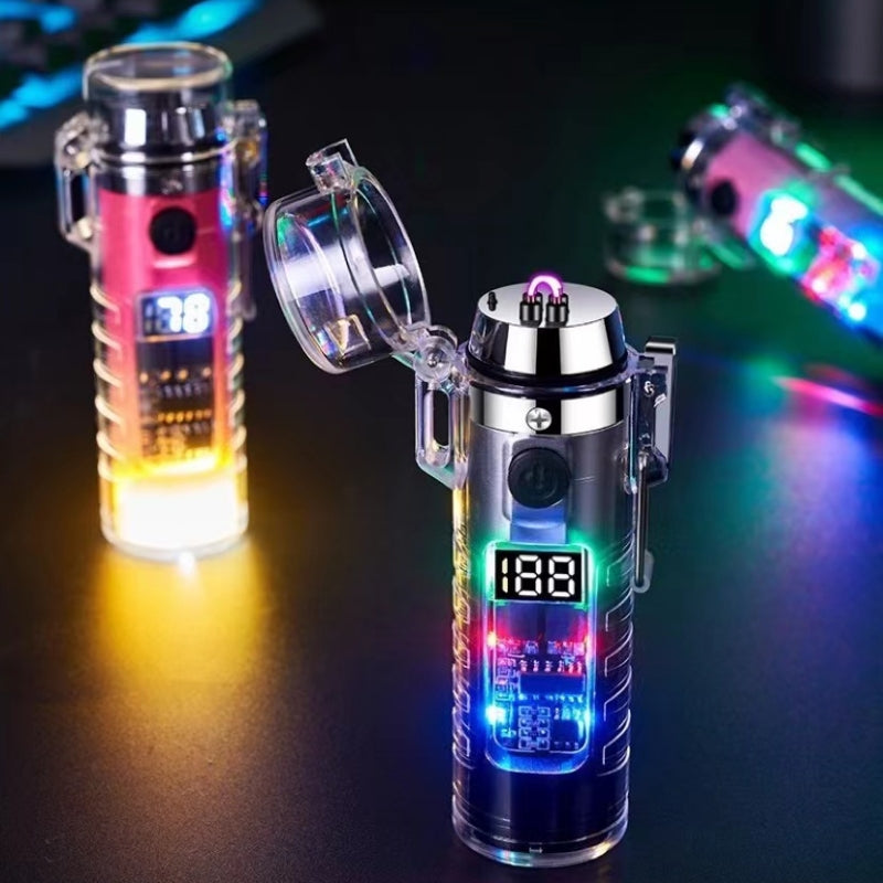 Be prepared with this attractive and reliable Dual Arc USB Charging Lighter. This waterproof lighter is easily rechargeable via USB and is perfect for any bug out bag, emergency supplies, or camping and hiking trips.