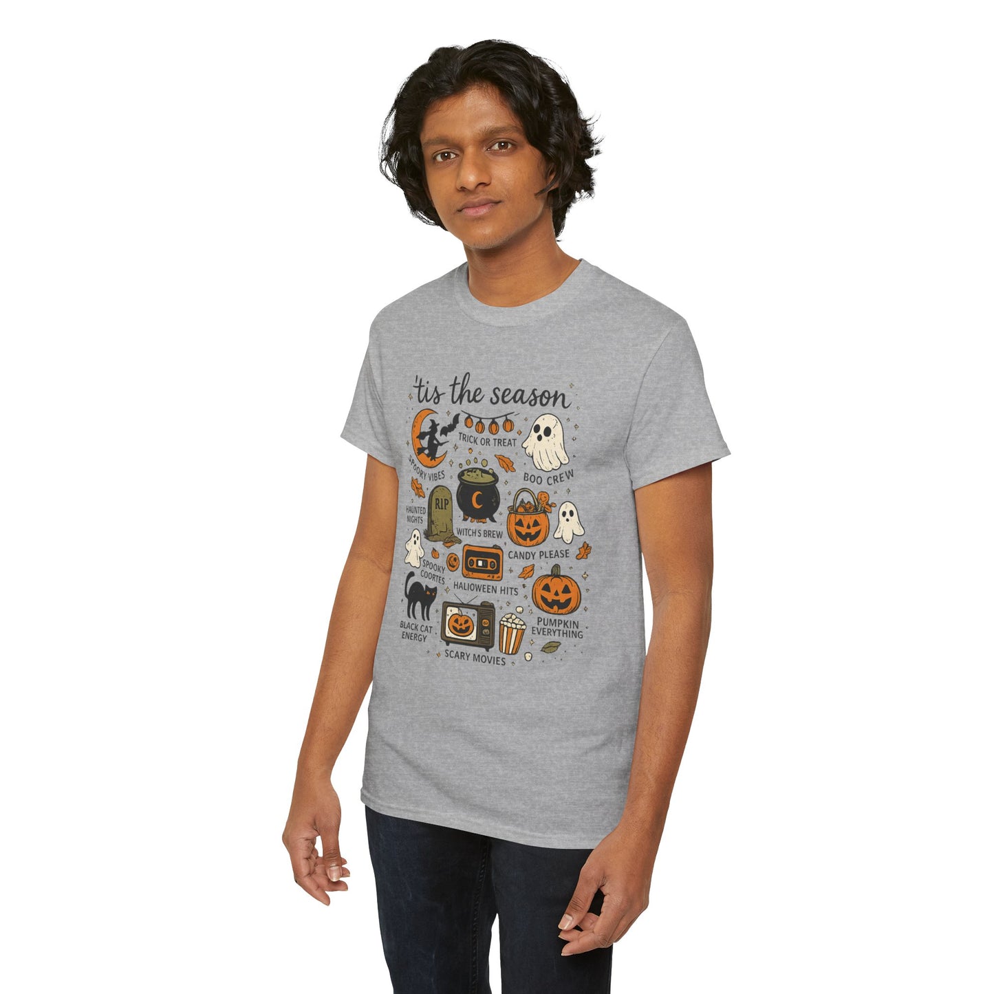 'Tis the Season Halloween Comfortable Cotton T-Shirt