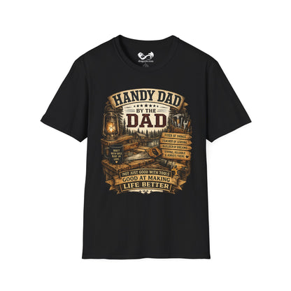 Handyman Dad Making Life Better Comfortable Cotton Graphic T-Shirt