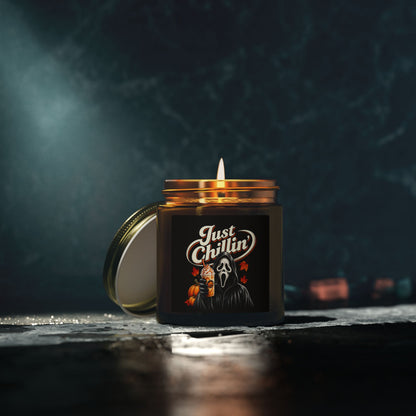 Just Chillin' Ghost Face Halloween Scented Candles (4oz/9oz)