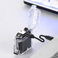 The USB Windproof Double Arc Electric Lighter is an essential emergency companion. Crafted with a durable, windproof design, this lighter allows for reliable use in any weather, ensuring your safety in any situation. Refillable and USB powered, this reliable lighter is perfect for any emergency.