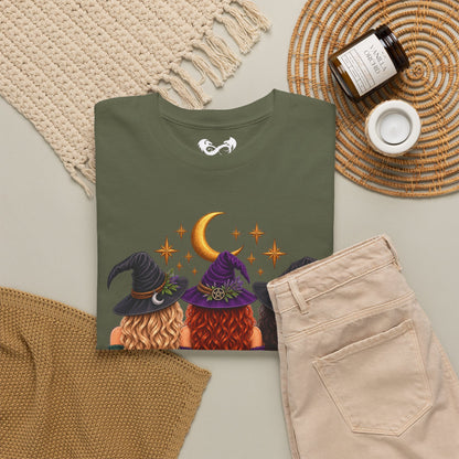 The Practical Witch Sisters Halloween Cotton T-Shirt