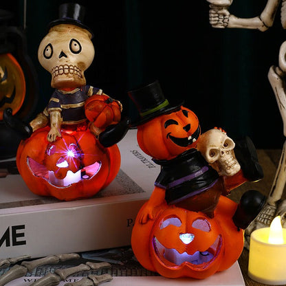 Halloween Luminous Pumpkins Skull Lantern
