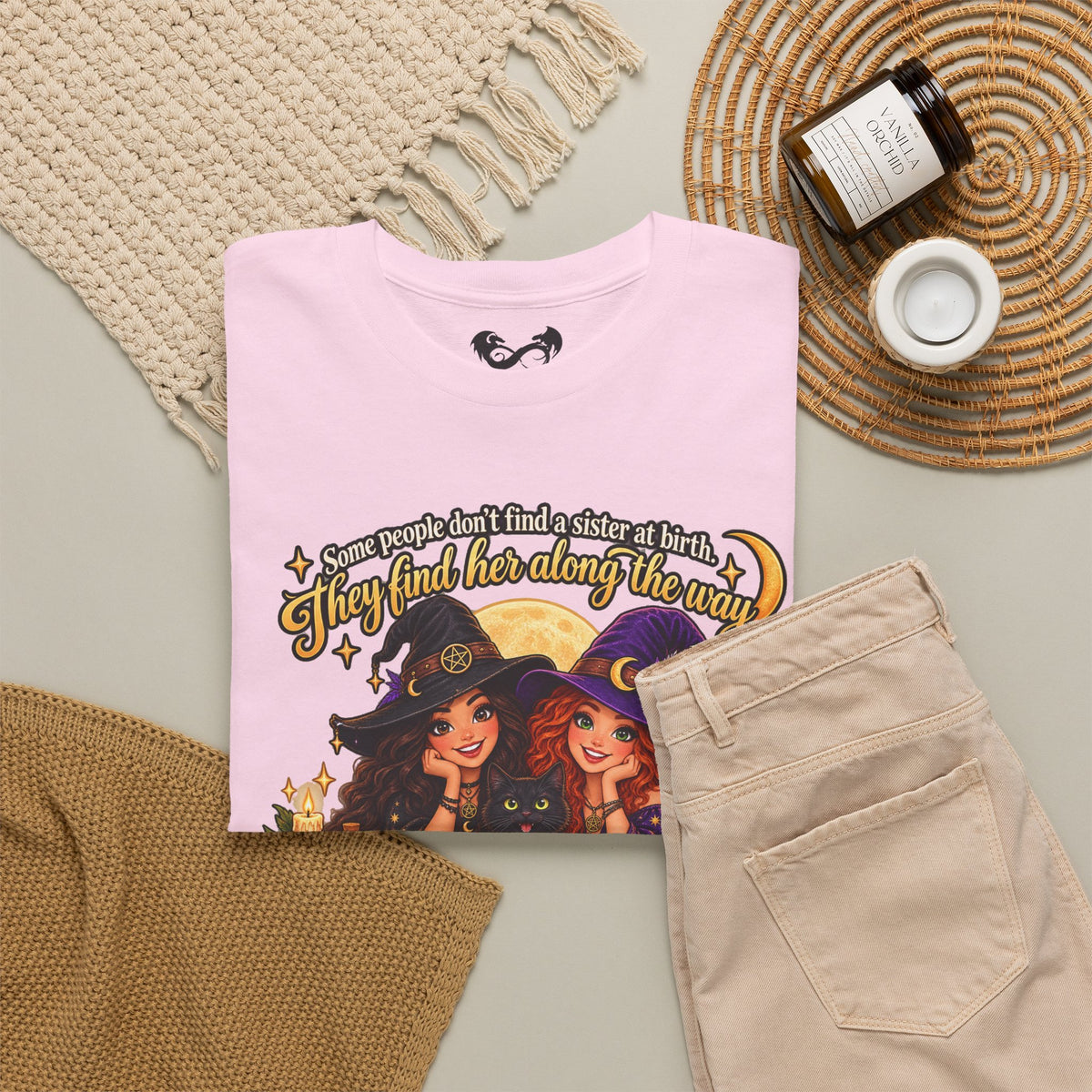 Forever Bound by Witchy Magic Halloween Cotton T-Shirt