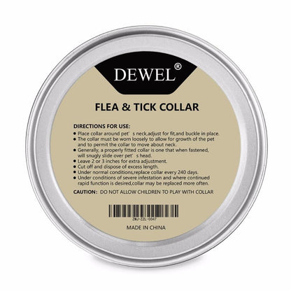 Protect your pet effectively with this Adjustable Flea and Tick Collar, designed for both cats and dogs. Its customizable fit ensures comfort while providing continuous, reliable protection against fleas and ticks. 