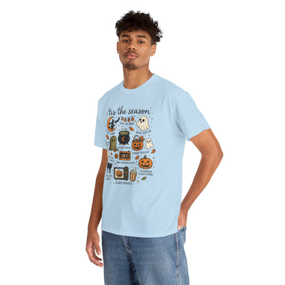 'Tis the Season Halloween Comfortable Cotton T-Shirt