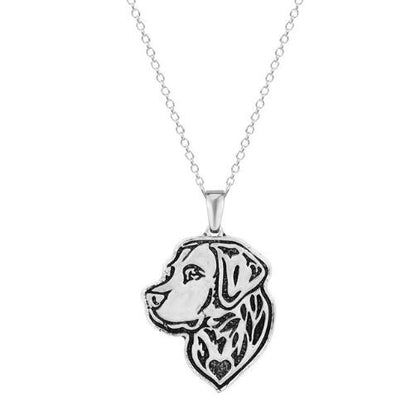 A beautiful way to show your love for dogs! This lovely necklace with a pendant is the perfect gift for any dog lover. Crafted from high-quality materials, it's sure to be treasured for years to come. Show your appreciation and love in a unique and thoughtful way!