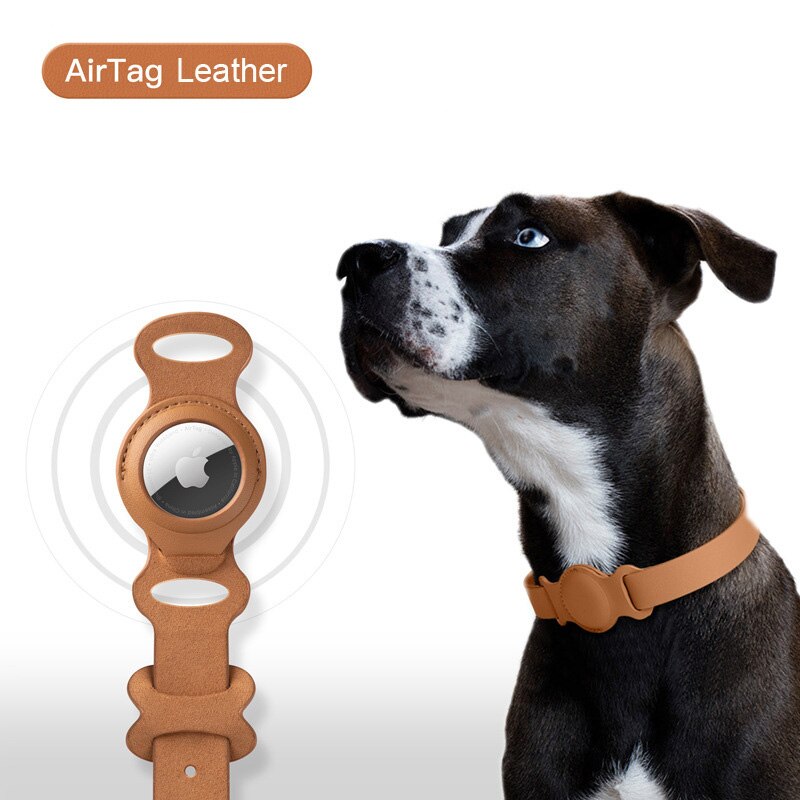 Keep track of your furry friend with our Leather Adjustable Dog Collar specifically designed for Apple Airtag. Made from high-quality leather, this collar is both stylish and durable. Easily adjust the size for the perfect fit and never lose track of your beloved pet again.