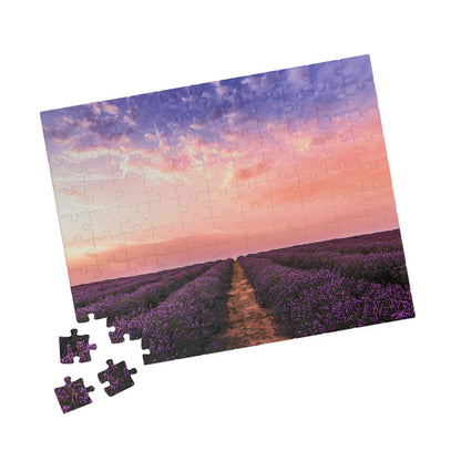 Lavender Garden Sunset Puzzle - 110 to 1014 Pieces