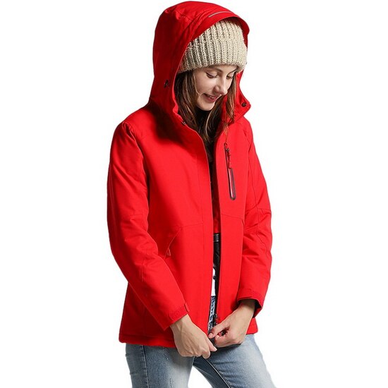 Stay warm and dry in any weather with our Warm Waterproof USB Heated Jacket! Featuring built-in heating technology and a waterproof exterior, this jacket is perfect for the cold and rainy days. Simply plug in any power bank and stay toasty and comfortable wherever you go. 
