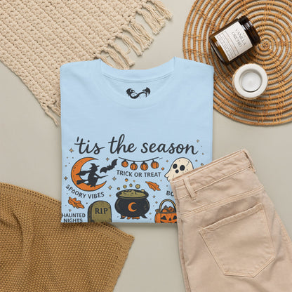 'Tis the Season Halloween Comfortable Cotton T-Shirt