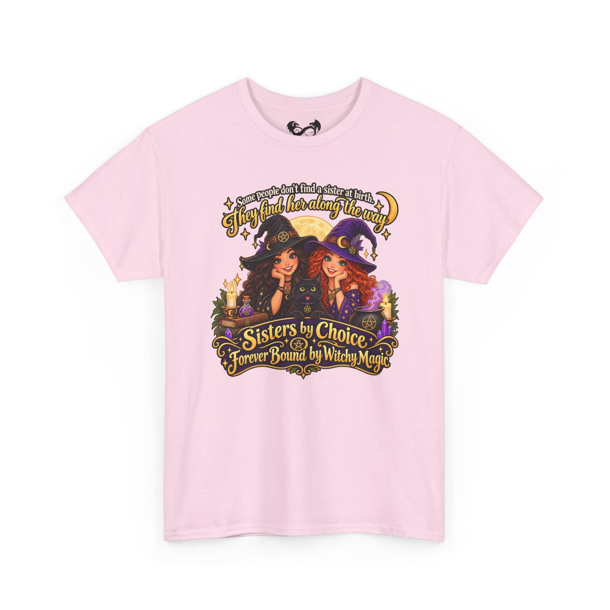 Forever Bound by Witchy Magic Halloween Cotton T-Shirt