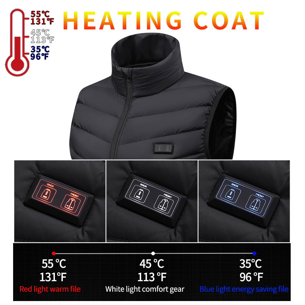 Comfortable Dual Controlled Heated Vest