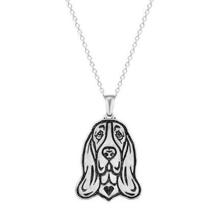 A beautiful way to show your love for dogs! This lovely necklace with a pendant is the perfect gift for any dog lover. Crafted from high-quality materials, it's sure to be treasured for years to come. Show your appreciation and love in a unique and thoughtful way!