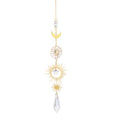 Add a touch of positivity and joy to your home with our Golden Crystal Mood Enhancing Sun Catchers. These stunning sun catchers are designed to enhance your mood and uplift your spirit, making them the perfect addition to any room. Let the golden crystals refract light and positive vibes into your space.