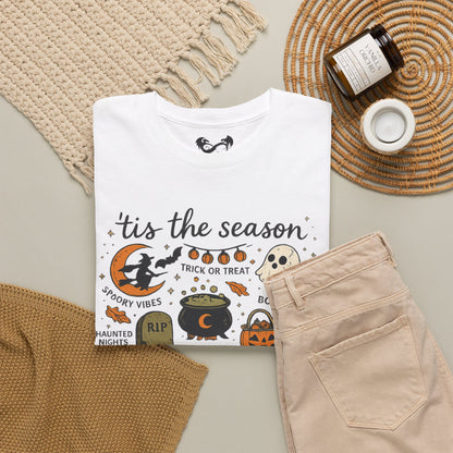 'Tis the Season Halloween Comfortable Cotton T-Shirt