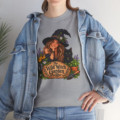 The Wild Witch Garden Halloween Cotton T-Shirt
