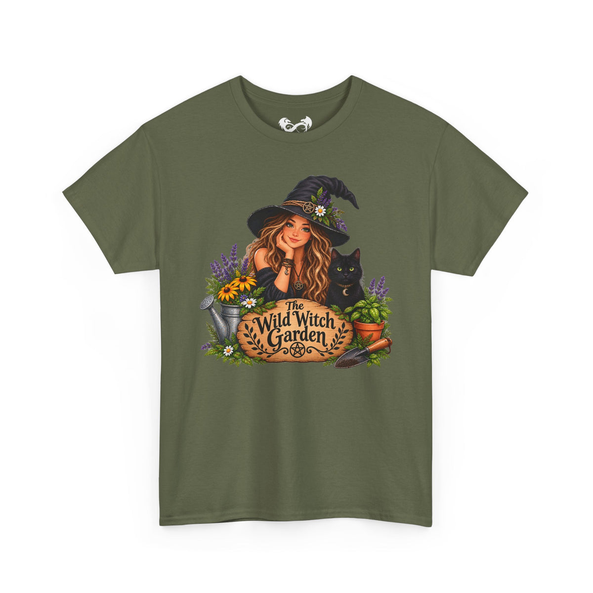 The Wild Witch Garden Halloween Cotton T-Shirt