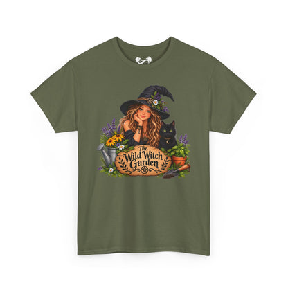 The Wild Witch Garden Halloween Cotton T-Shirt