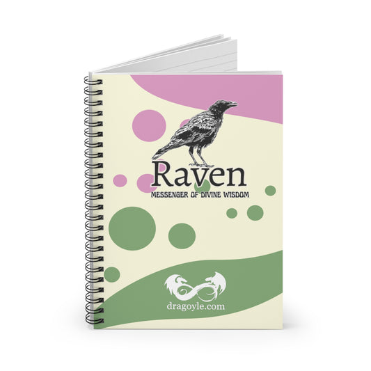 Raven Divine Wisdom Spiral Journal