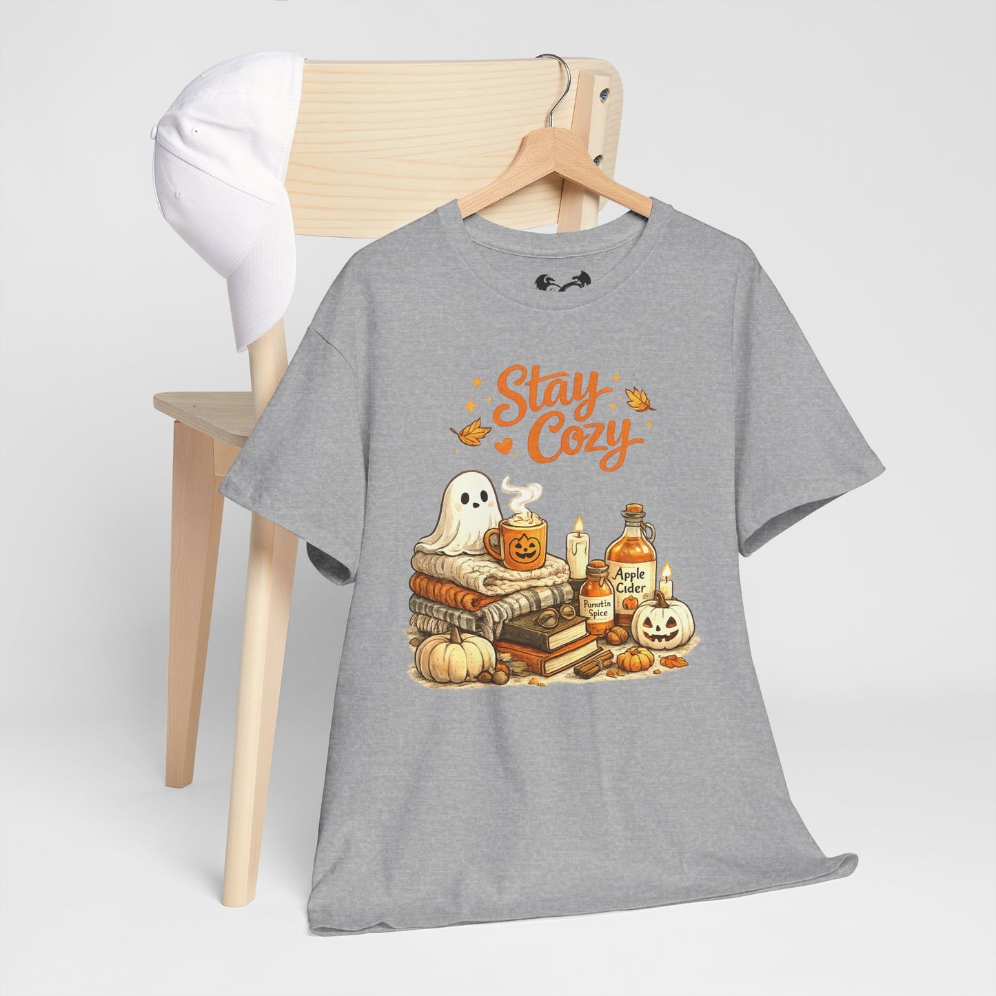 Stay Cozy Comfortable Cotton Halloween T-Shirt