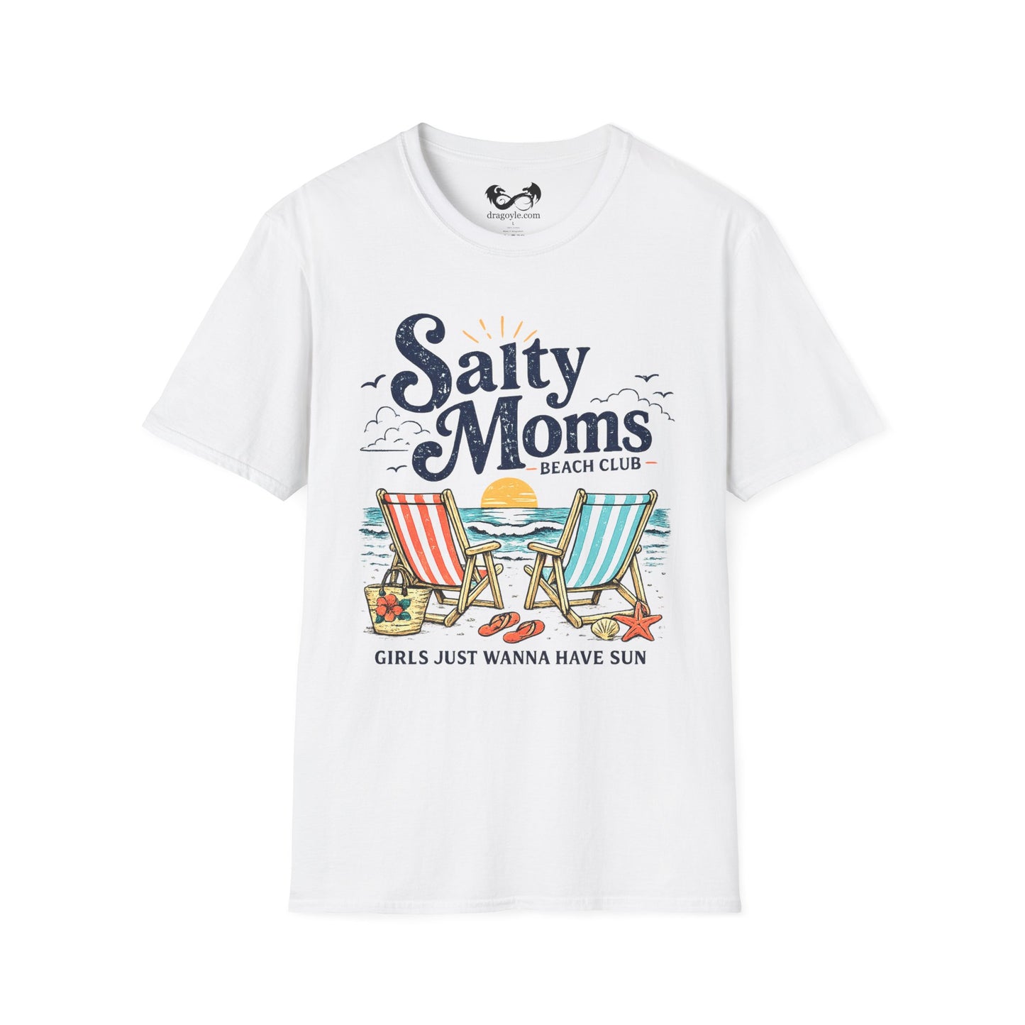 Salty Moms Just Wanna Have Sun Cotton Tee