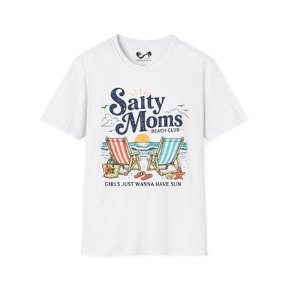 Salty Moms Just Wanna Have Sun Cotton Tee