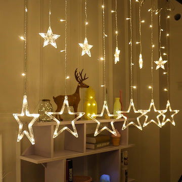 Spread some extra holiday cheer with these twinkling Star Light Christmas Decorations! The star-shaped lights are perfect for decorating your home and creating unforgettable holiday memories with their sparkling brilliance. You'll be on top of the tree with these delightful stars!