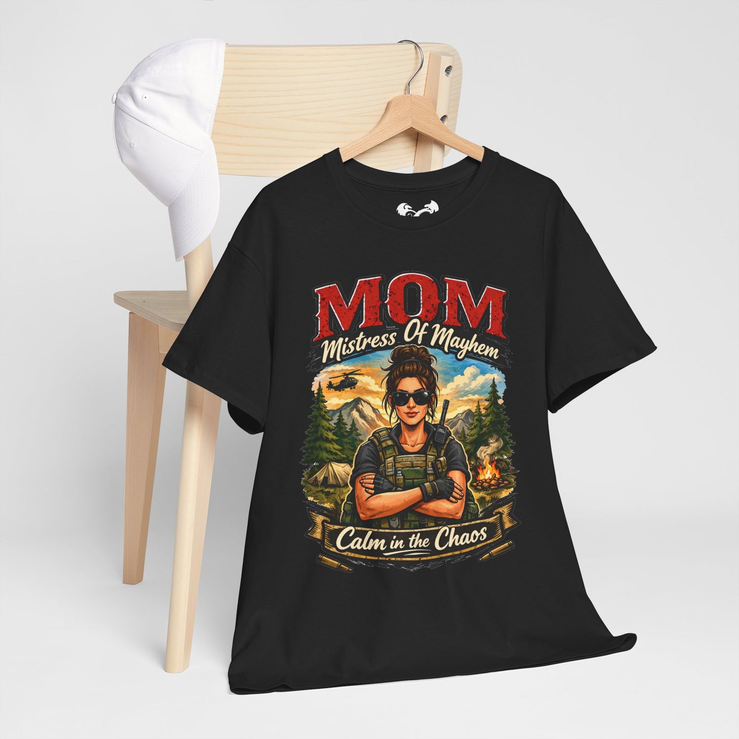 M.O.M. Mistress of Mayhem Outside Comfortable Cotton T-Shirt