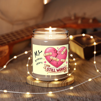 My Broken Heart Still Works Scented Candles, 9oz