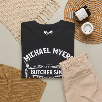 Michael Meyers Butcher Shop Cotton Halloween T-Shirt