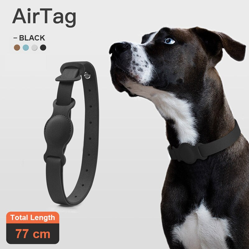 Keep track of your furry friend with our Leather Adjustable Dog Collar specifically designed for Apple Airtag. Made from high-quality leather, this collar is both stylish and durable. Easily adjust the size for the perfect fit and never lose track of your beloved pet again.