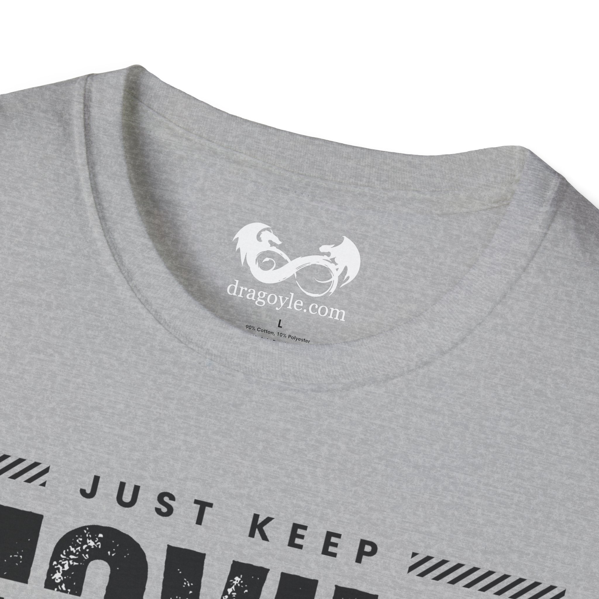 This unisex t-shirt is a canvas for self-expression, crafted for those who embrace resilience. With the phrase "Just Keep Moving Forward - Cancer Survivor" emblazoned across the chest, it celebrates strength and spirit.