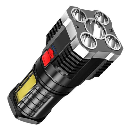 Strong USB Rechargeable 5 Led Flashlight