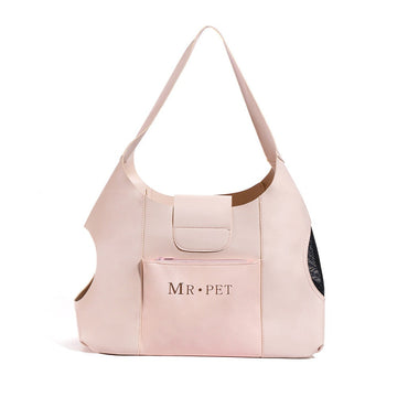 Bring your furry friend along for the ride with this comfortable, lightweight pet bag. The large size and adjustable shoulder strap make it easy to carry, making traveling with your pet a breeze.