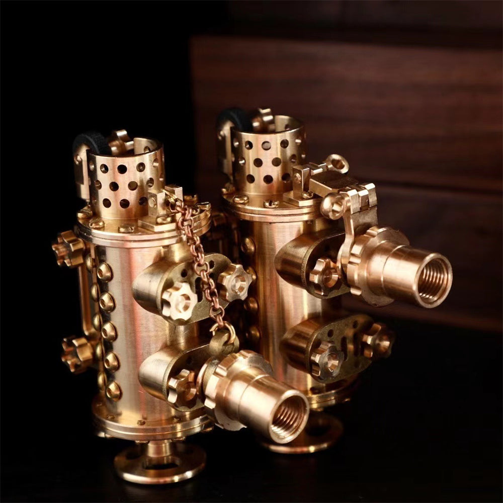 This Handmade Copper Punk Kerosene Lighter is an ideal choice for those who appreciate the art of lighter craftsmanship. Crafted from 100% copper, this lighter boasts a solid construction and is designed to provide optimal performance. 