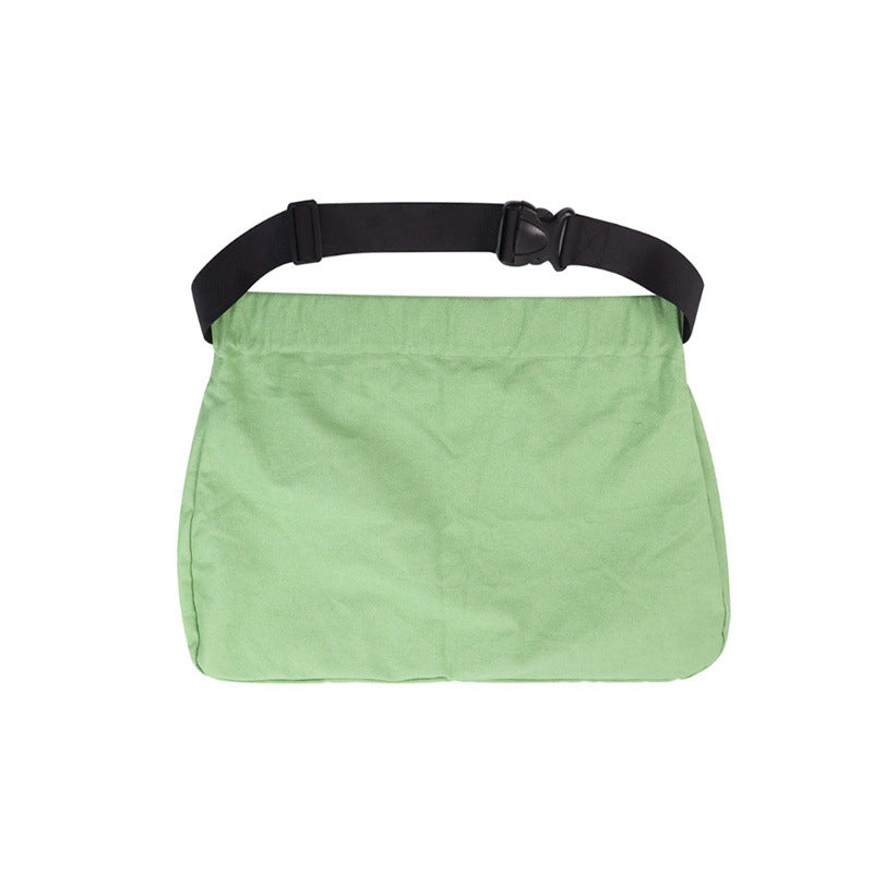 Efficiently gather your supplies on-the-go with our Waist Hanging Foraging Bag. With its ergonomic design, easily access and store your essentials while in the great outdoors. Leave nothing behind and discover the convenience and freedom of hands-free foraging.