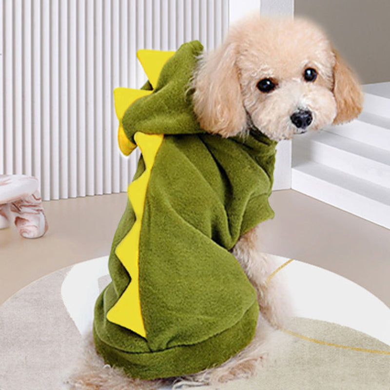 Dinosaur Shaped Halloween Costume for Dogs
