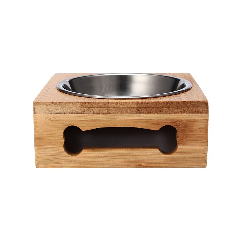 Make mealtime for your pup stress free with our Stainless Steel Dog Bowl with Bamboo Rack. It's made of the highest quality materials to ensure it's long-lasting and durable.