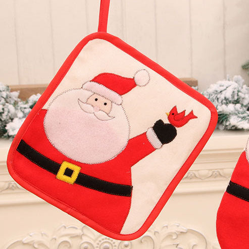 Christmas Insulated Santa Oven Mitts