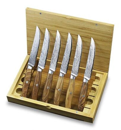 67 Layers Damascus Steel Japanese VG10 Blade Steak Knife