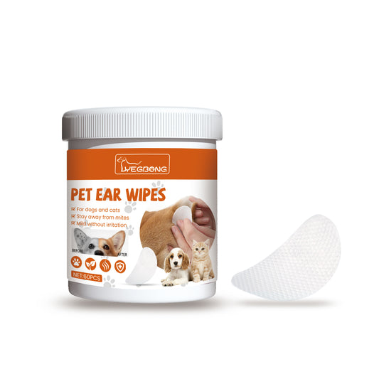 Keep your pet’s ears fresh and clean with these Deodorizing Pet Earwax Cleansing Wipes. Designed to gently remove earwax and neutralize odors, they promote healthy ear hygiene without irritation.