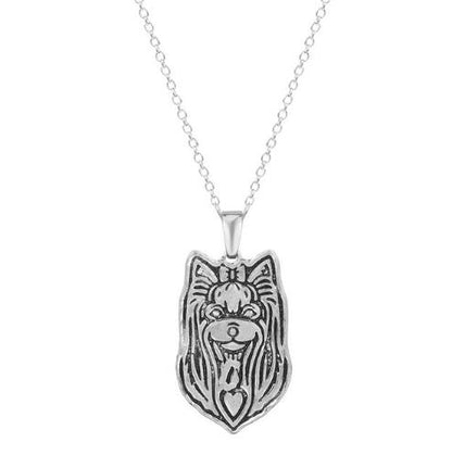 A beautiful way to show your love for dogs! This lovely necklace with a pendant is the perfect gift for any dog lover. Crafted from high-quality materials, it's sure to be treasured for years to come. Show your appreciation and love in a unique and thoughtful way!