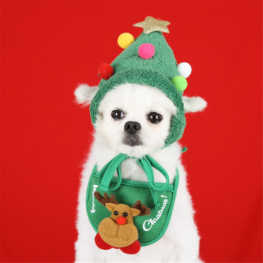 Christmas Pet Hats Costume Dogs Cats Pets