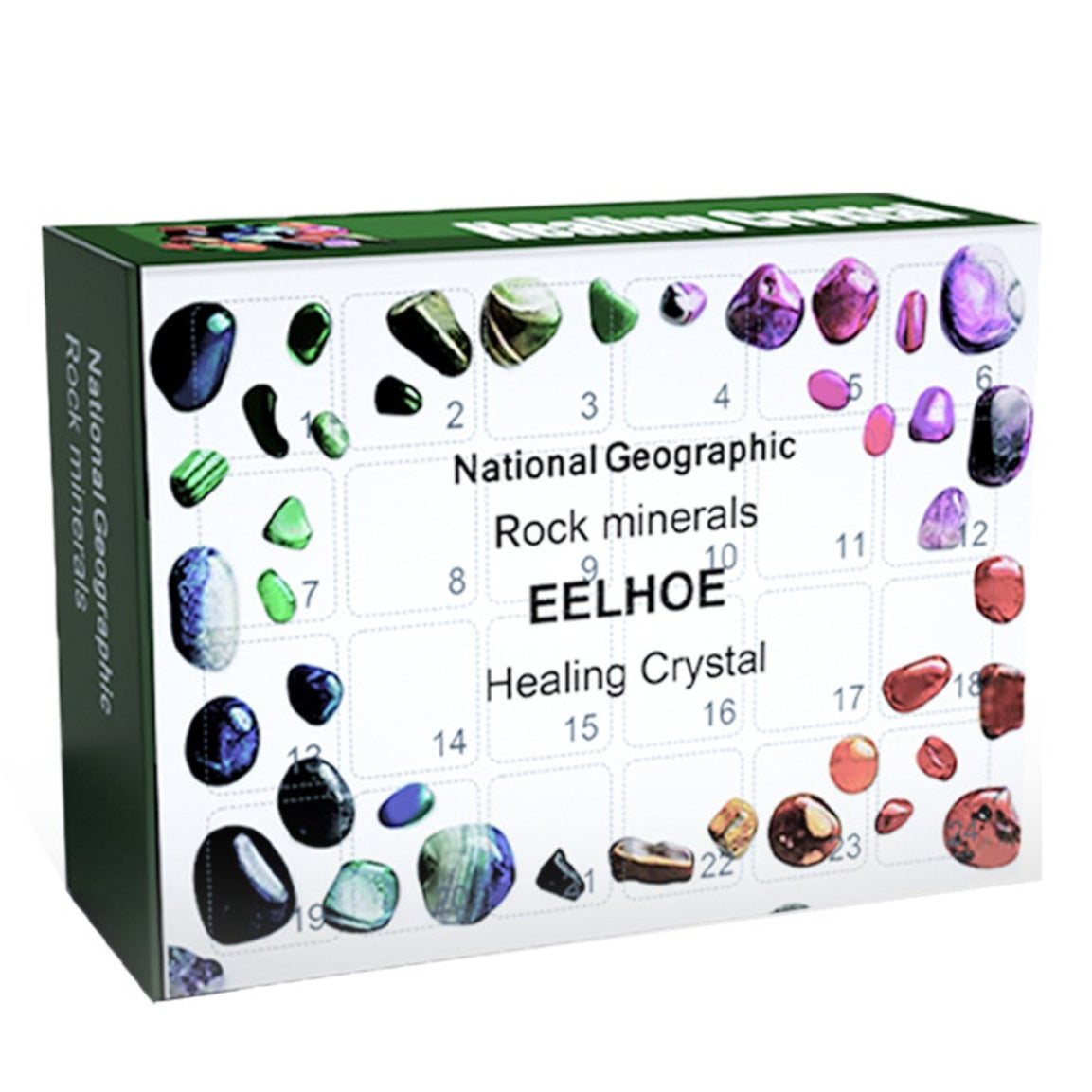 24 Grid Healing Crystals & Gemstones Gift Box